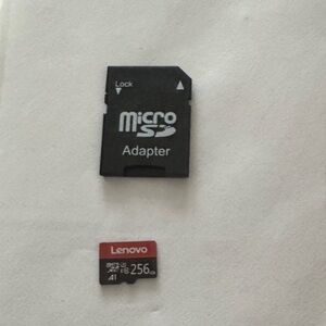 Lenovo MicroSD Card 256GB with Black Adapter
